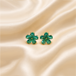 Brinco Flor de Vidro 15mm