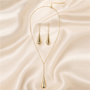 Conjunto Zircônia com Gota Chapa 40x13mm