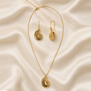 Conjunto Concha Caracol 30x20mm