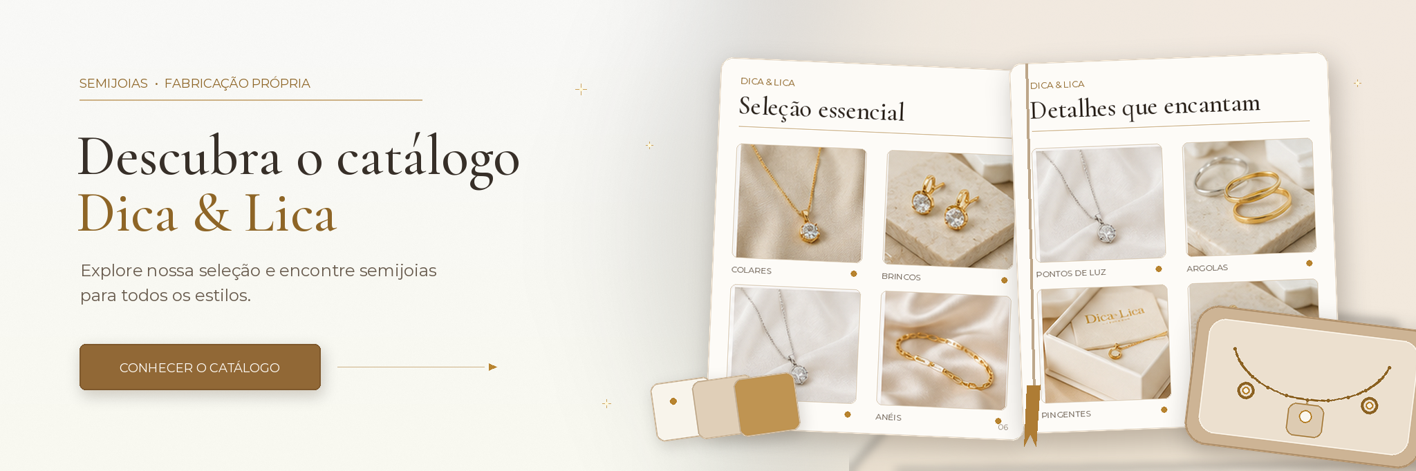 Banner Dica & Lica Semijoias